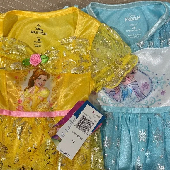 Princess nightgowns size 2T - Picture 6 of 6